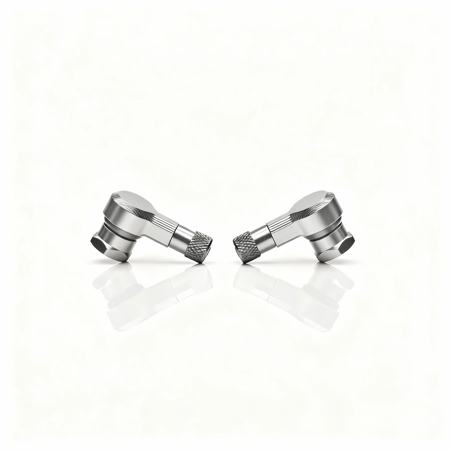 RPG Valvole Gomme CNC 90° in Alluminio Anodizzato – Set 2 Pezzi Universale per Cerchi Scooter (foro 11,3 mm)