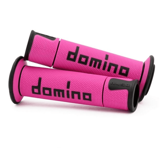 a45041c4043b7-0 pair of domino grips fuchsia/black road-racing