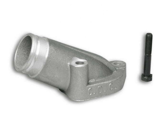 0213969 Malossi intake manifold d. 30 Lambretta 200 2t inclined with 62 axle distance for phbh - vhb carburettors with connection