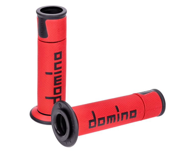 DOM48745 Manopole Domino A450 On-Road Racing rosso / nero (aperto), COD: DOM48745
