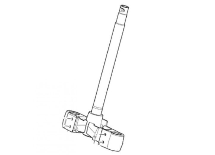 852648 fork plate aprilia scarabeo 250 light e3 2006-2008 (apac, emea) complete original