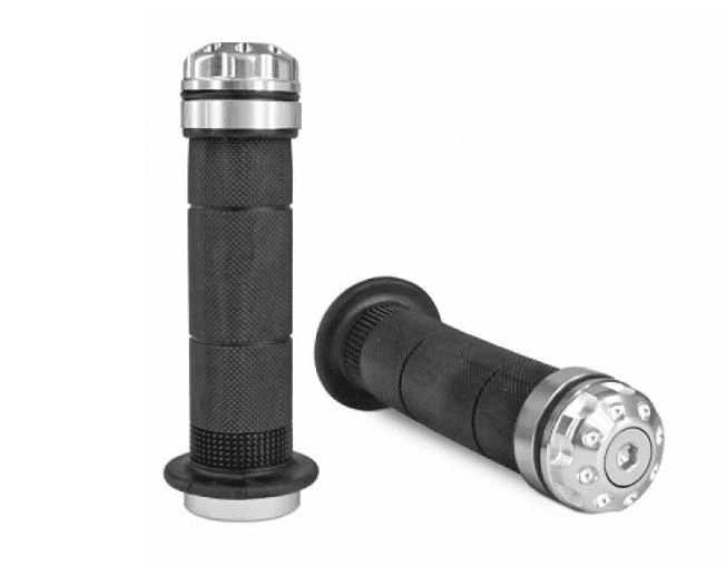 342840 pair of ultimate black/chrome grips