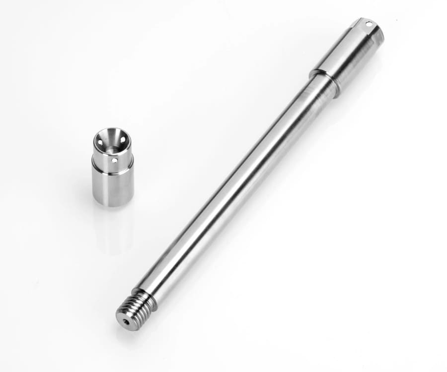 Perno ruota titanio 15mm / acciaio 10mm per steli forcella RPG incluso sgancio rapido / Yamaha Aerox
