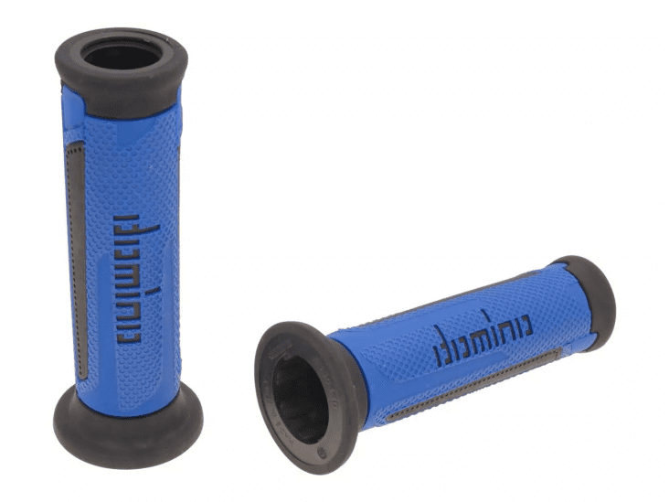 DOM37156 Manopole Domino A350 On-Road blu / nero (aperto), COD: DOM37156