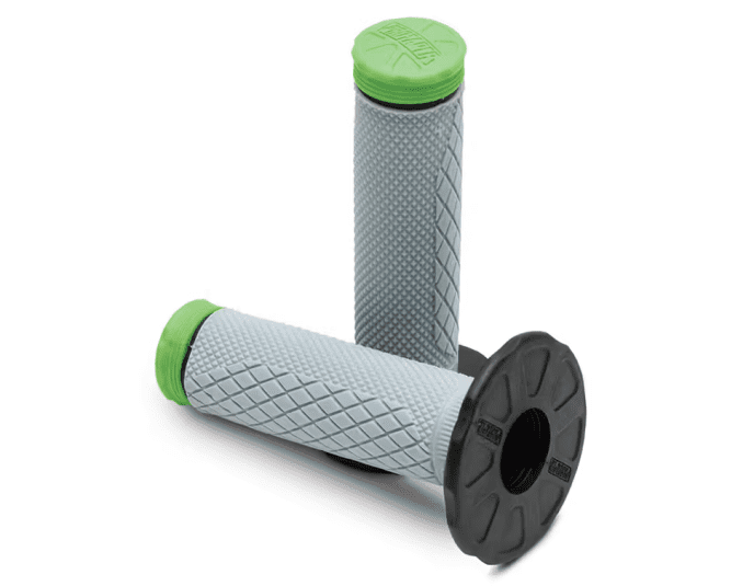 024875 tri density grips for offroad full diamond grn