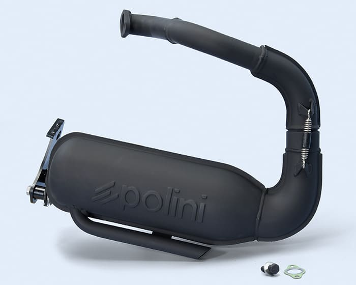 200,2032 muffler polini piaggio vespa 50 2t special
