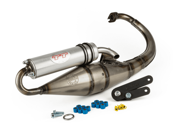 S4053 Marmitta LeoVince Handmade TT MBK Booster / Stunt, COD: S4053