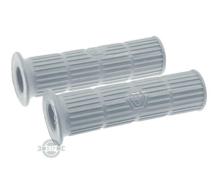 10244-g coppia manopole lunghe grigio piaggio vespa px pe
