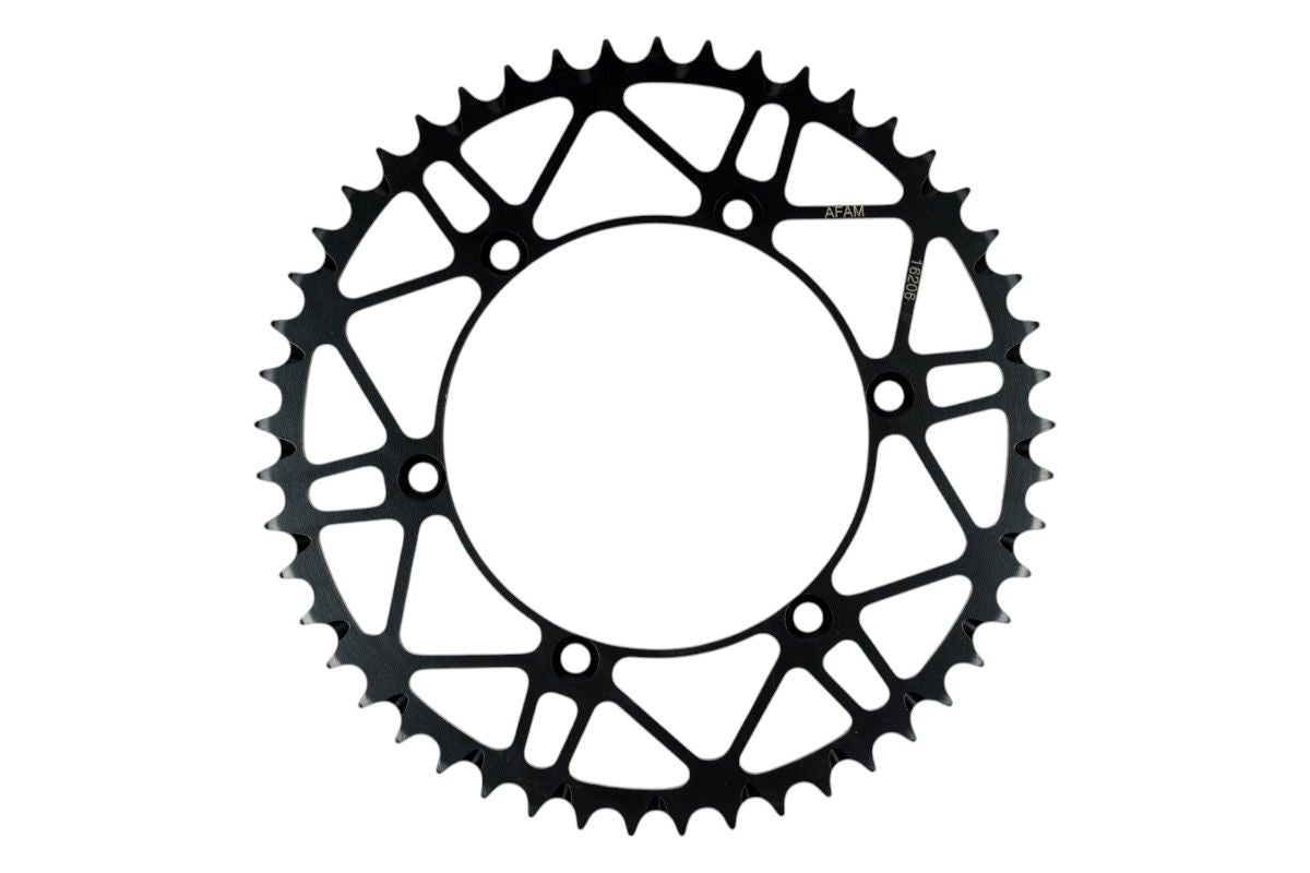 A16206S.49 Corona AFAM SLK acciaio autopulente nero - 49 denti - KAWASAKI SUZUKI