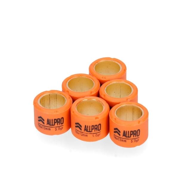 AP25RO1613050 6 unità di rulli AllPro 16x13