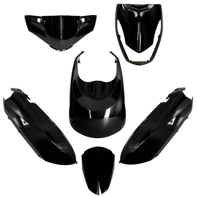 AP55BP10.929.BK Kit carena 6 pezzi Peugeot Kisbee 50/100 AllPro