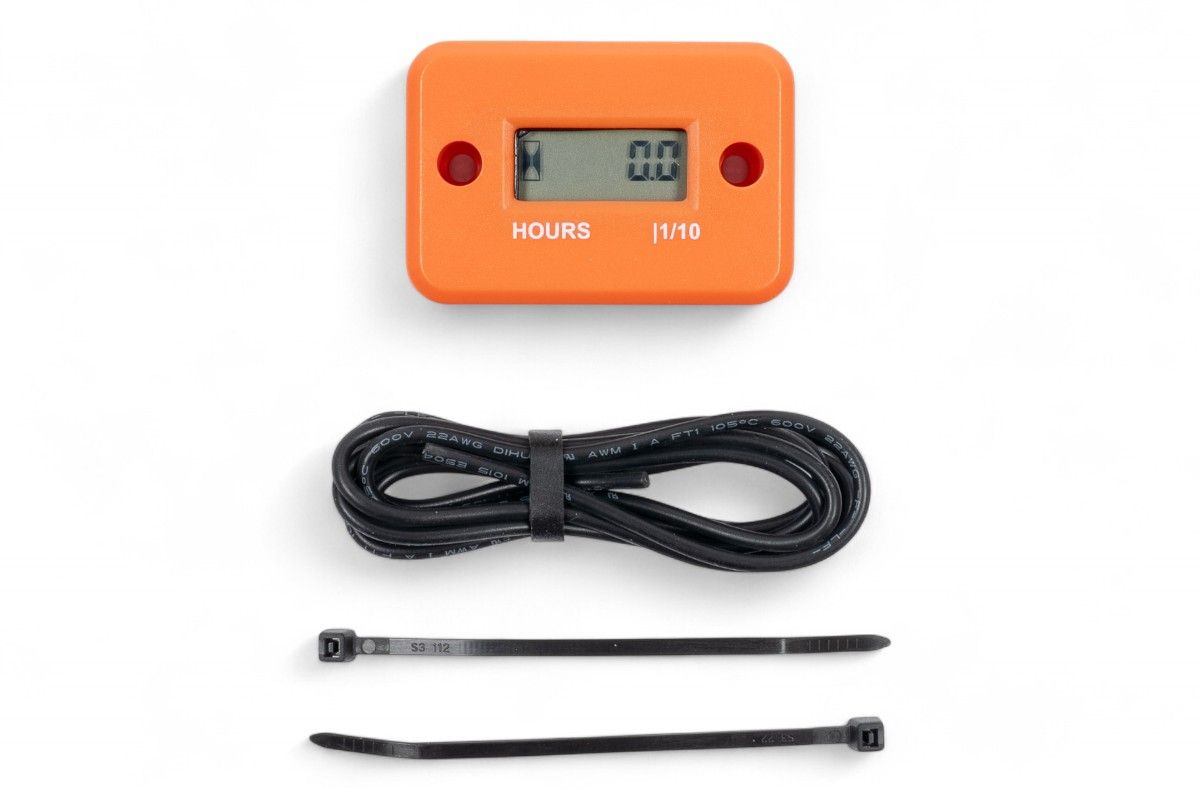 AT2199A Contaore digitale a cavo non resettabile arancione