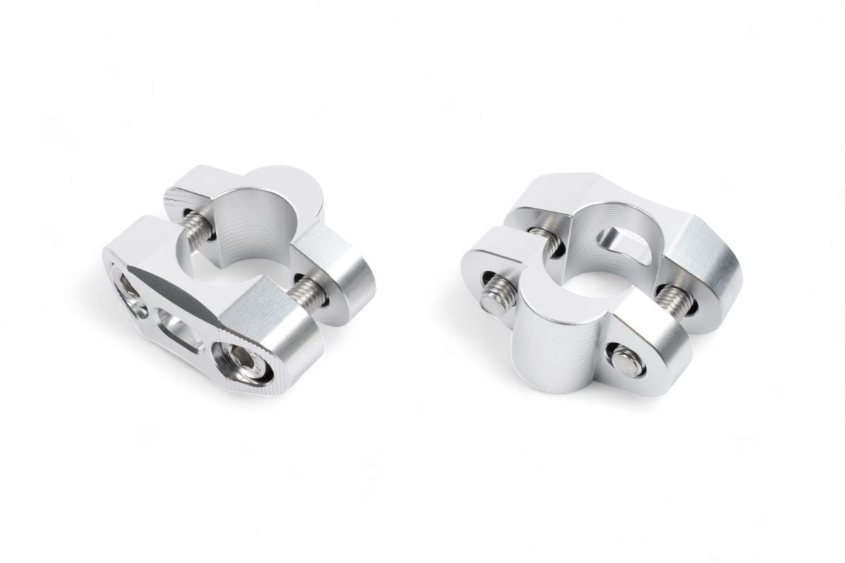 AV2338 Spessori in alluminio anodizzato da 10mm per rialzare manubri da ø 22mm