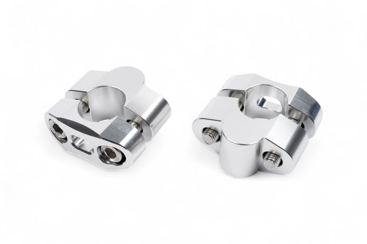 AV2339 Spessori in alluminio anodizzato da 20mm per rialzare manubri da ø 22mm