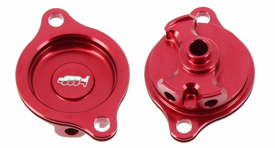 AV3282R Coperchio filtro olio - HONDA - Rosso