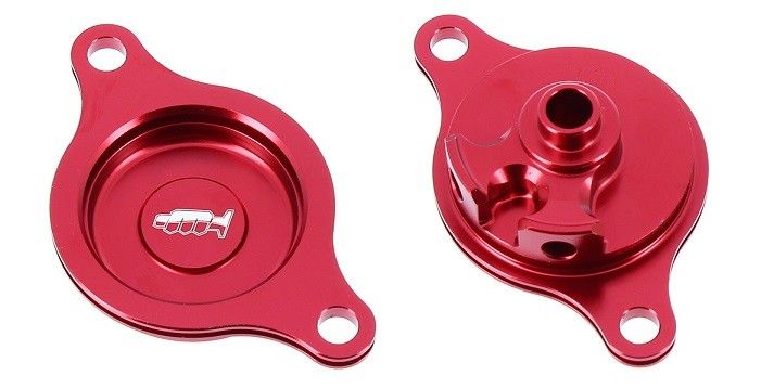 AV3286R Coperchio filtro olio - HONDA - Rosso