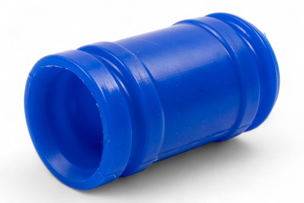 AV3451B Manicotto silenziatore in gomma blu - ø interno 29mm, lunghezza 70mm