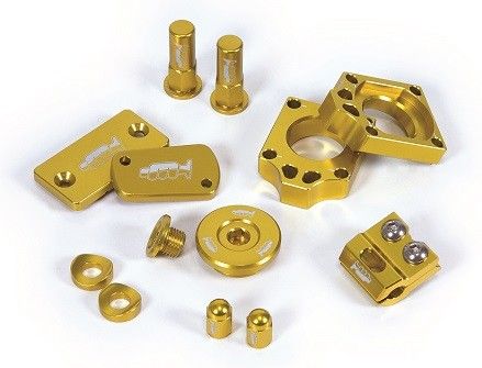AVK005 Kit particolari in alluminio - SUZUKI - Giallo