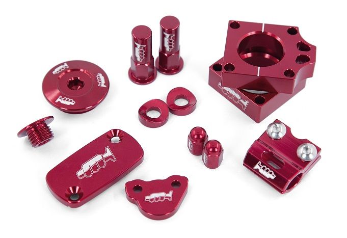 AVK018 Kit particolari in alluminio - CRF 250 R 10-17 - Rosso