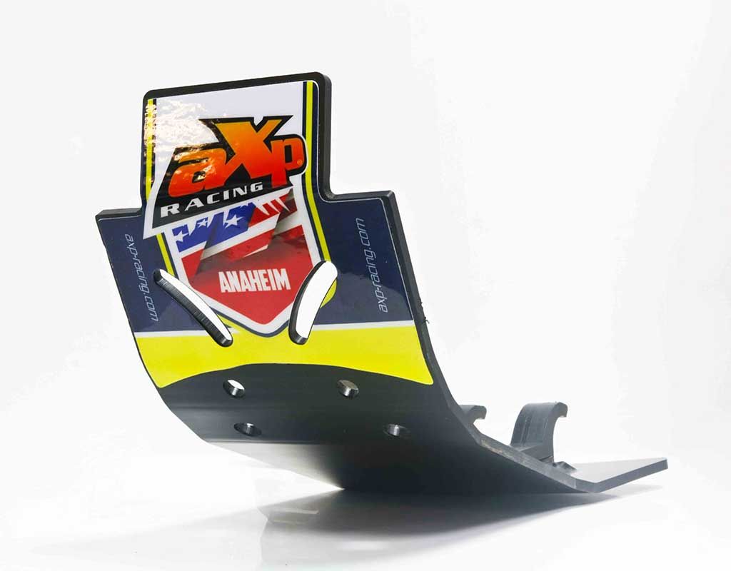 AX1381 Slitta paratelaio AXP cross 6mm - HUSQVARNA 450 FC 16-22 - Nero