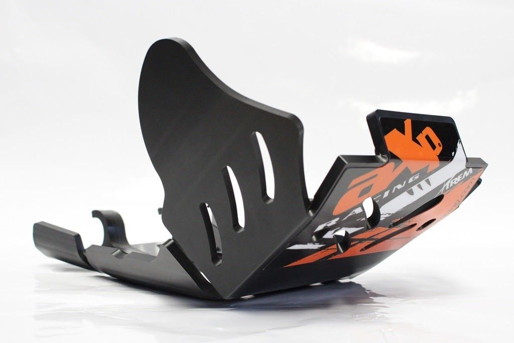 AX1426 Paramotore AXP XTREM 8mm - KTM 250/350 EXC F 17-23 - Nero