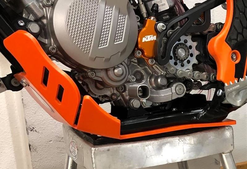AX1448 Paramotore AXP XTREM 8mm - KTM 125 XC-W 17-19 - Arancione