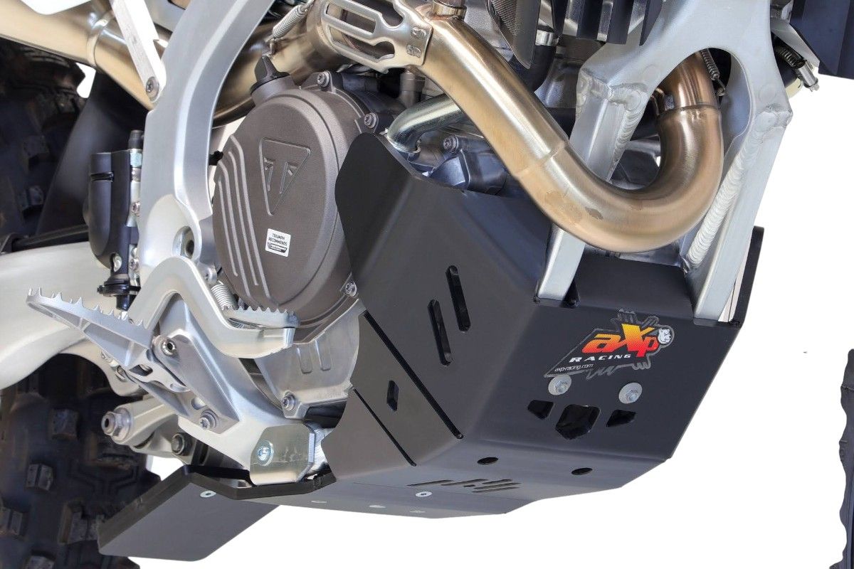 AX1784 Paramotore AXP XTREM 8mm - TRIUMPH 450 E/X - Nero