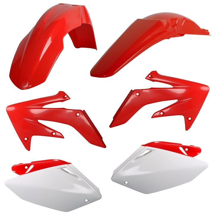 CM91187 Kit plastiche HONDA Rosso cr04/Bianco