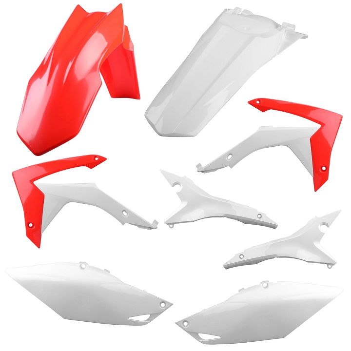 CM91193 Kit plastiche HONDA Rosso cr04/Bianco