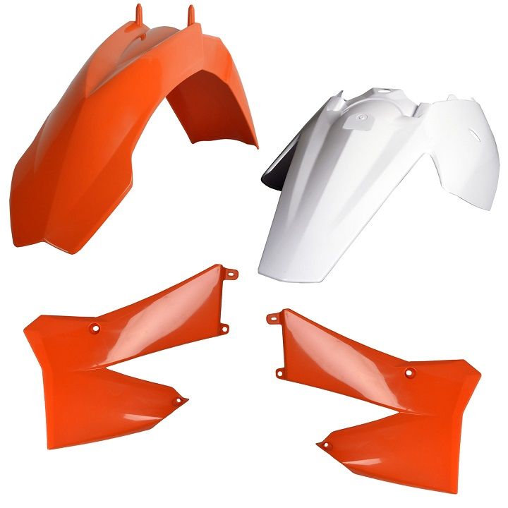 CM91217 Kit plastiche KTM Arancione/Bianco