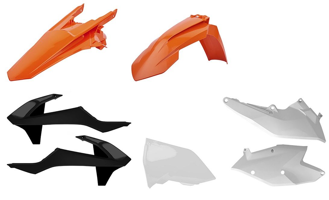 CM91239 Kit plastiche KTM Arancione/Bianco/Nero