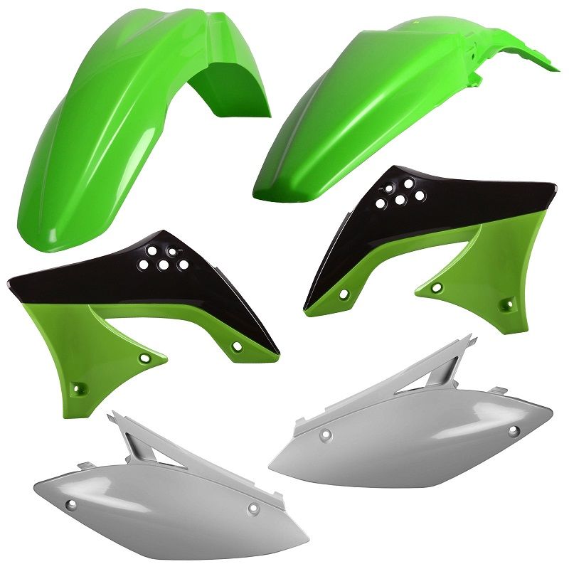 CM91259 Kit plastiche KAWASAKI Verde05/Bianco