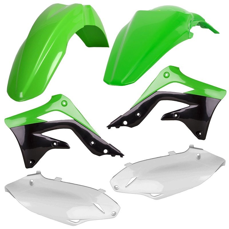 CM91260 Kit plastiche KAWASAKI Verde05/Bianco