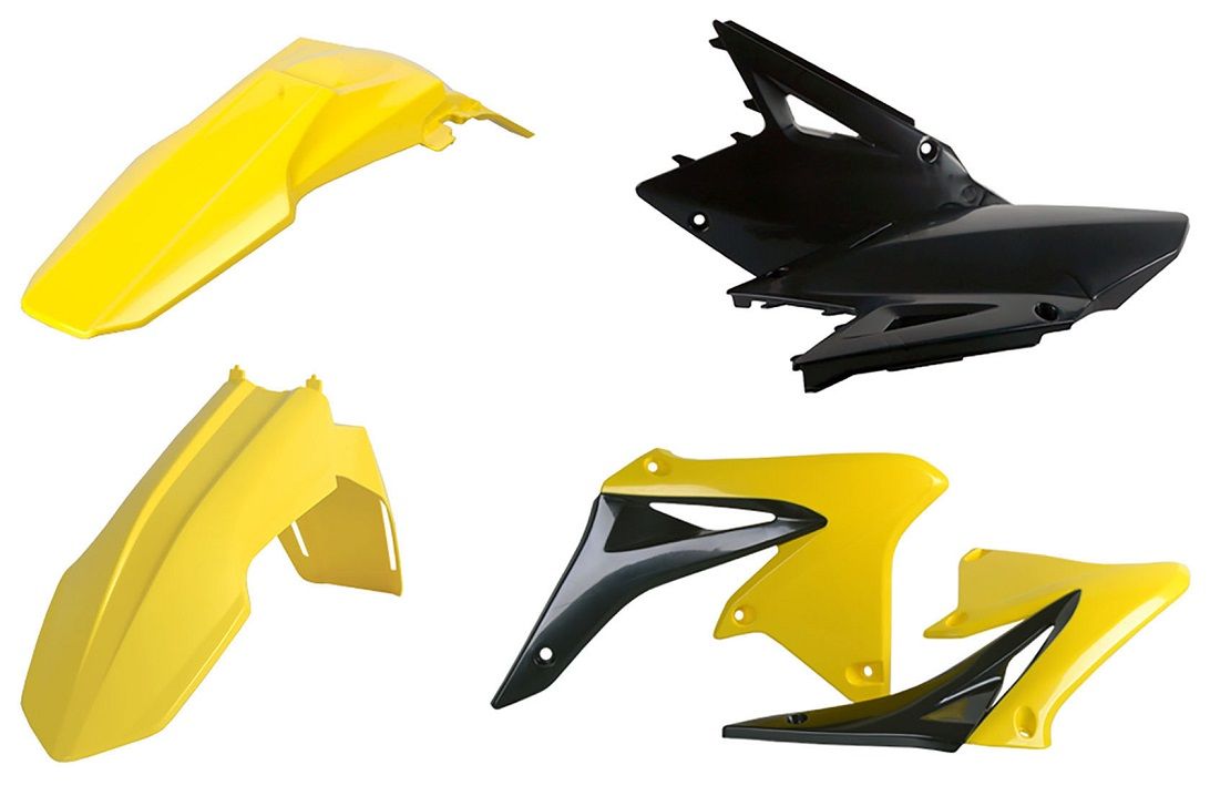 CM91275 Kit plastiche SUZUKI Giallo rm01/Nero