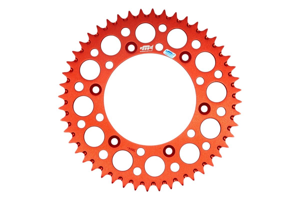 CO3664.49R Corona ergal autopulente "serie R" rosso - 49 denti - GASGAS