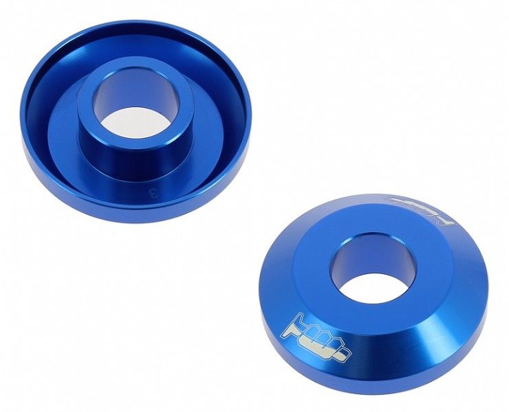 DR007B Distanziali montaggio rapido ruota posteriore FANTIC YAMAHA blu