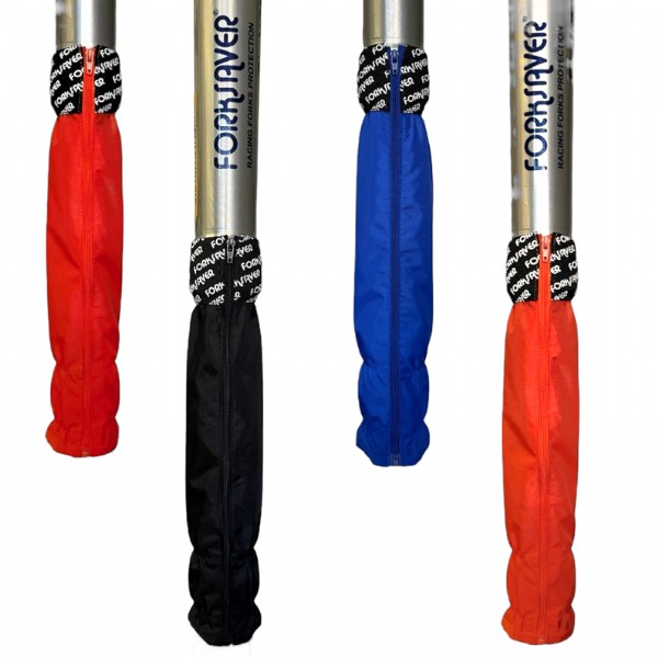 FS301N FORKSAVER ZIP - con cerniera, per steli rovesciati da 45 a 48mm - nero