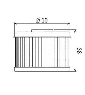 HF113 Filtro olio HI-FLO - HONDA