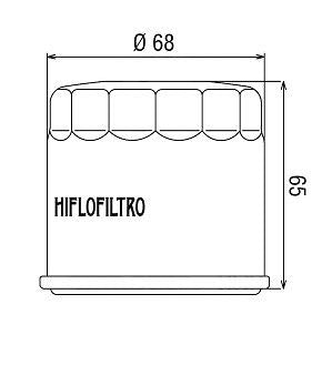HF138 Filtro olio HI-FLO - APRILIA CAGIVA KAWASAKI SUZUKI