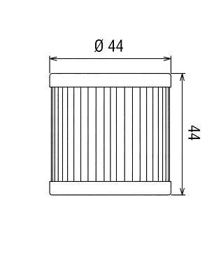 HF139 Filtro olio HI-FLO - SUZUKI