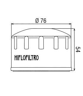 HF164 Filtro olio HI-FLO - BMW KYMCO