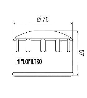 HF184 Filtro olio HI-FLO - APRILIA GILERA PEUGEOT PIAGGIO