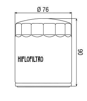 HF551 Filtro olio HI-FLO - MOTO GUZZI