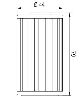 HF562 Filtro olio HI-FLO - KYMCO