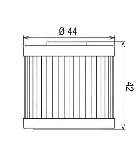 HF566 Filtro olio HI-FLO - KYMCO
