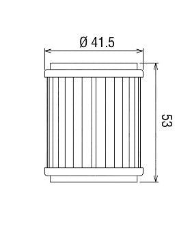 HF651 Filtro olio HI-FLO - HUSQVARNA KTM