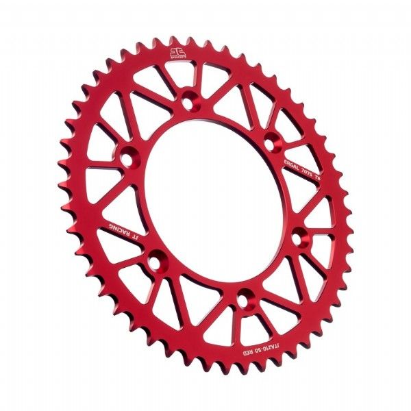 JTA210.50R Corona JT ergal RACELITE rossa - 50 denti - HONDA