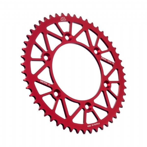JTA210.51R Corona JT ergal RACELITE rossa - 51 denti - HONDA