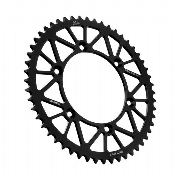 JTA251.52N Corona JT ergal RACELITE nera - 52 denti - FANTIC YAMAHA