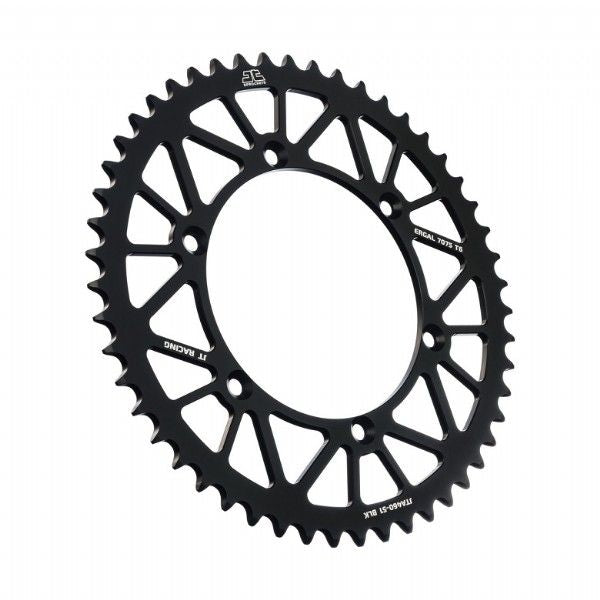 JTA460.51N Corona JT ergal RACELITE nera - 51 denti - KAWASAKI SUZUKI